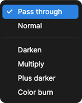 Select options